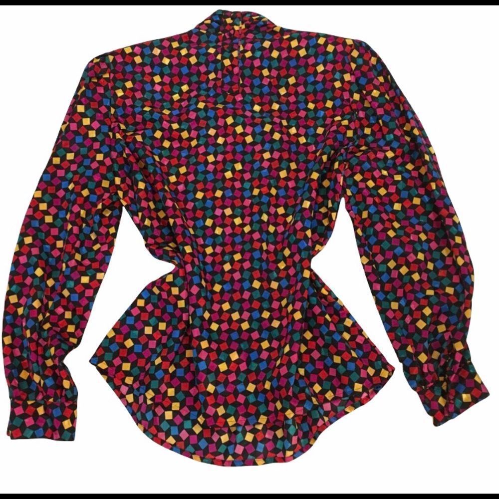 Vintage Laura & Jayne Collection Confetti Blouse - Picture 2 of 6